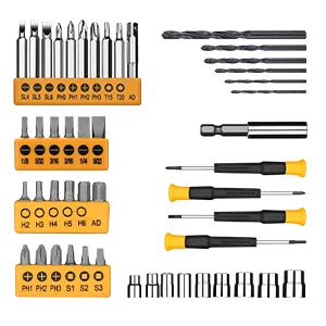 DEKO 126 Piece Power Tool Combo Set with Cordless Drill - Smarsty