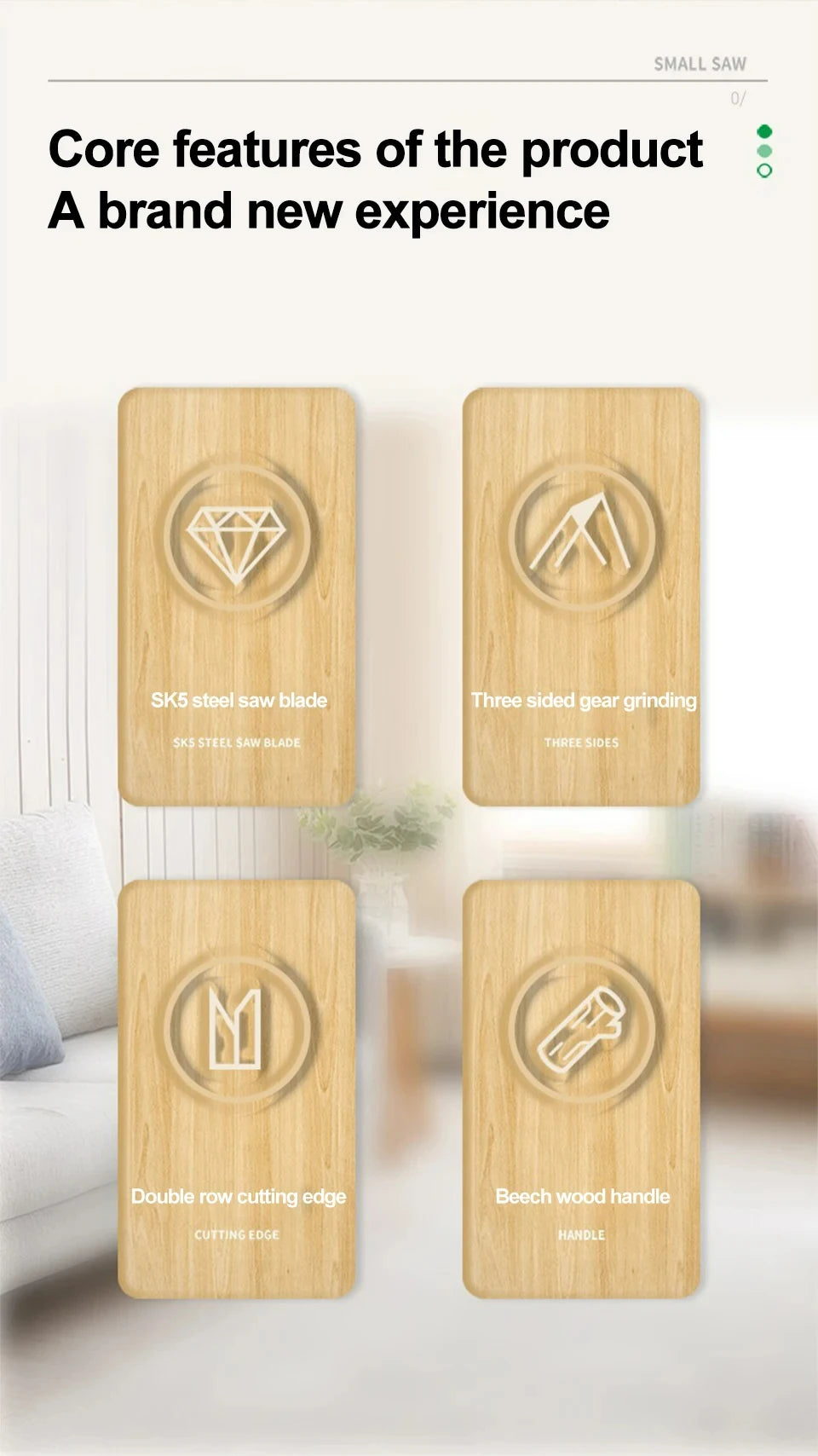 Japanese Style Hand Saw for Precision Woodworking - Smarsty