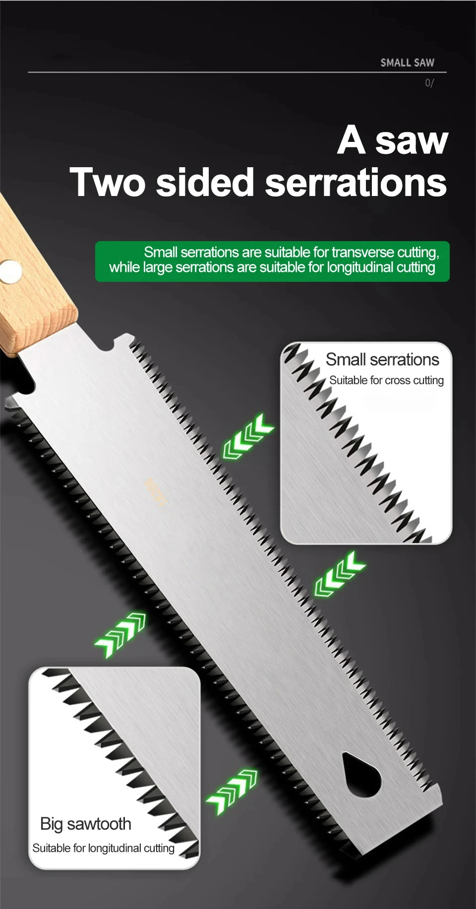 Japanese Style Hand Saw for Precision Woodworking - Smarsty
