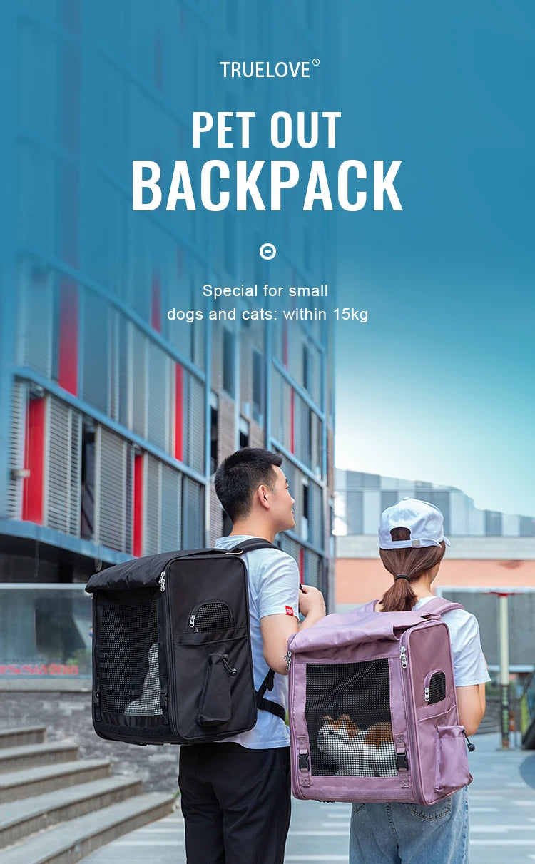 Truelove Breathable Pet Travel Carrier for Dogs and Cats - Smarsty