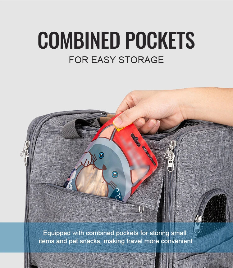 Truelove Breathable Pet Travel Carrier for Dogs and Cats - Smarsty