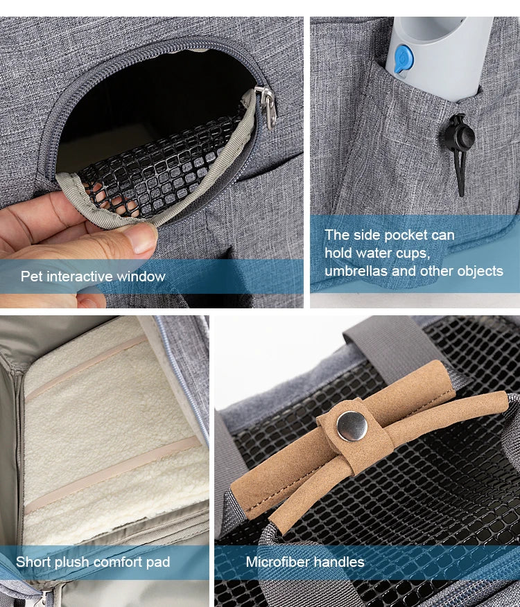 Truelove Breathable Pet Travel Carrier for Dogs and Cats - Smarsty