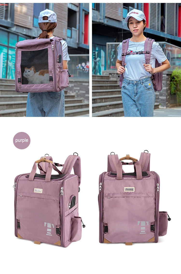 Truelove Breathable Pet Travel Carrier for Dogs and Cats - Smarsty
