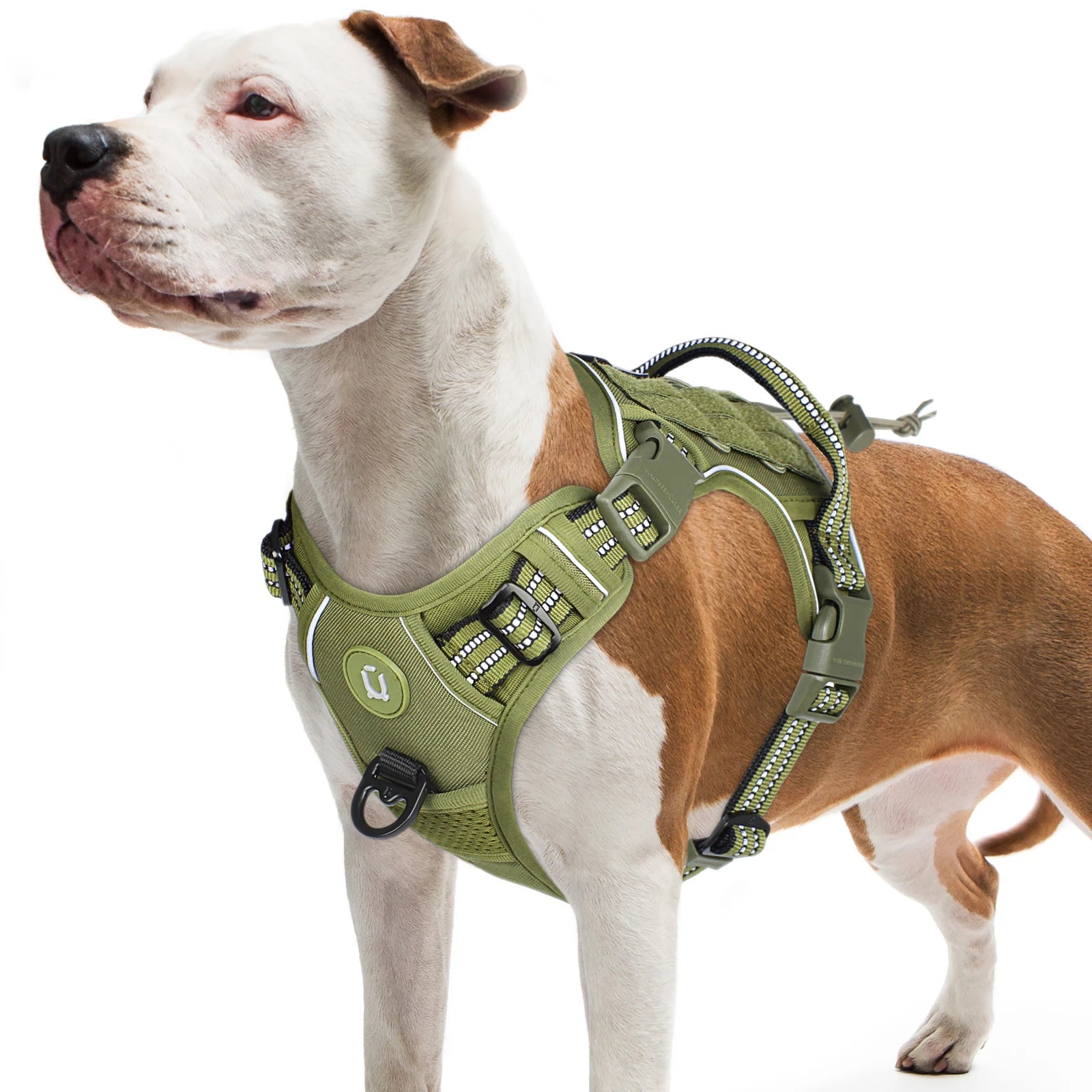 Adjustable No Pull Tactical Dog Harness for Medium Large Dogs - Smarsty