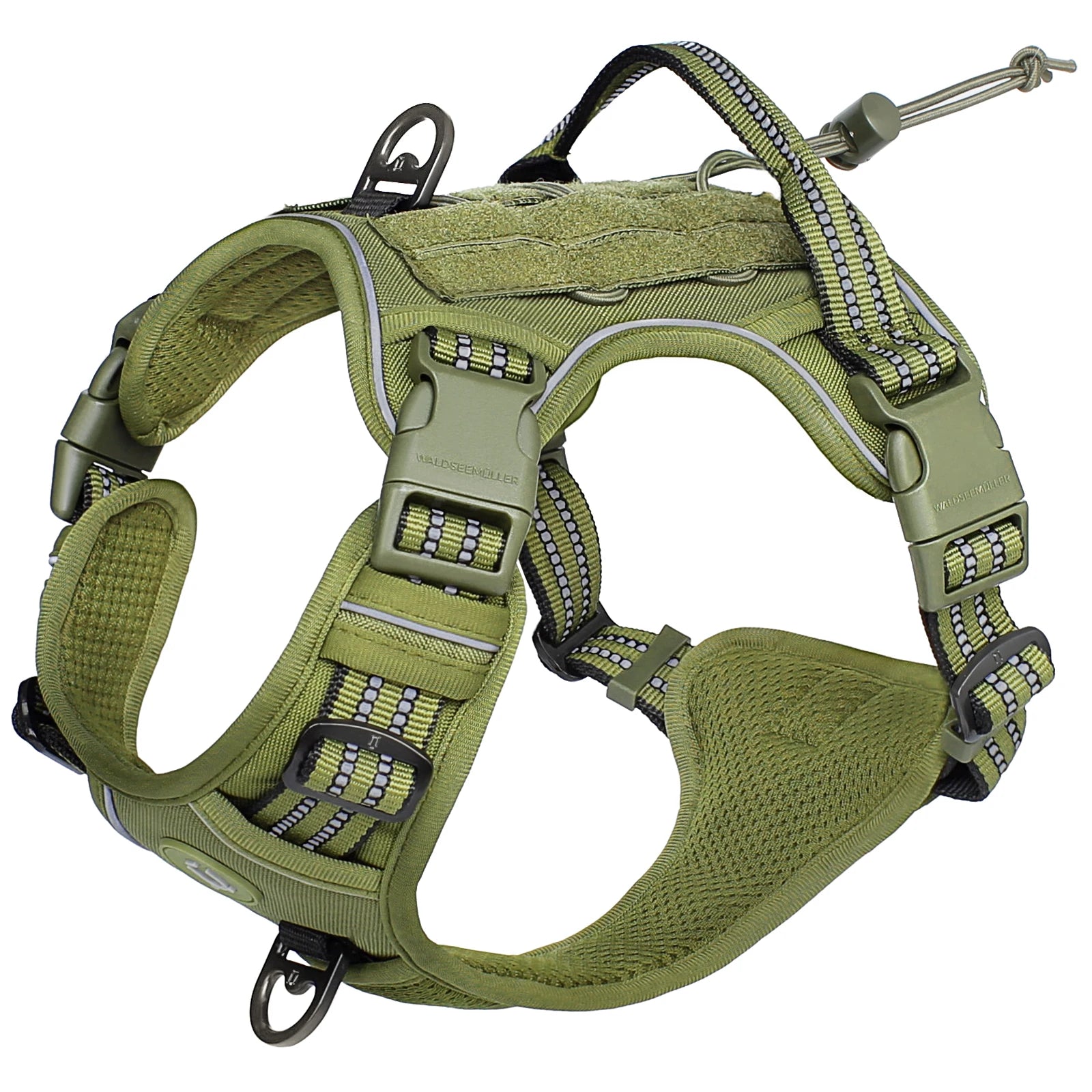 Adjustable No Pull Tactical Dog Harness for Medium Large Dogs - Smarsty
