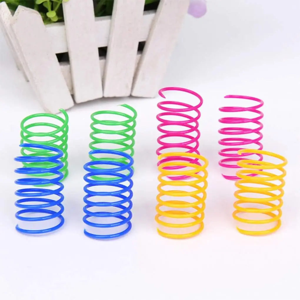 Colorful Cat Spring Toys for Interactive Indoor Play - Smarsty