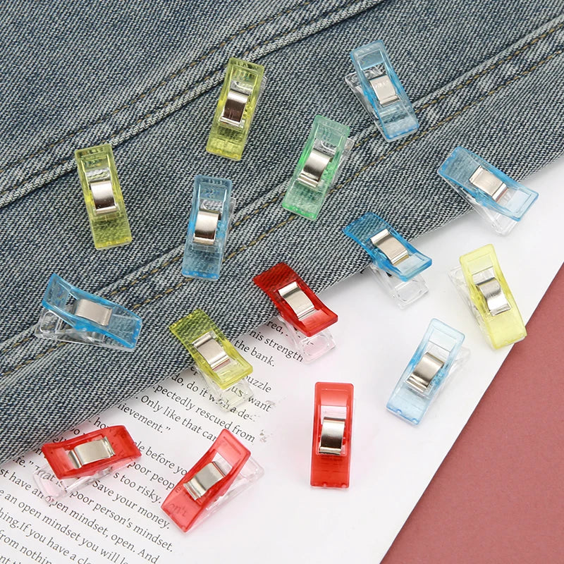 Colorful Multipurpose Sewing Clips for Crafting and Knitting - Smarsty