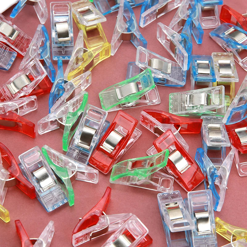 Colorful Multipurpose Sewing Clips for Crafting and Knitting - Smarsty