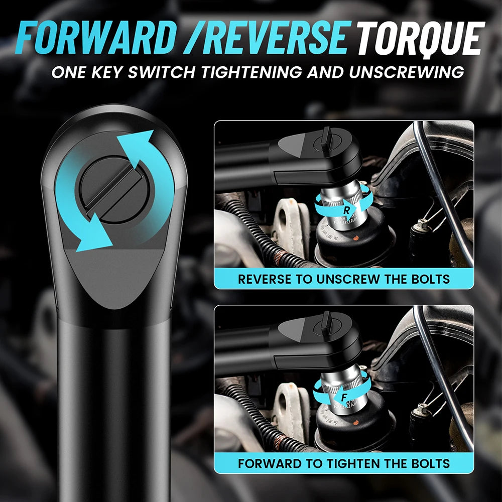 Seesii 6 Inch Cordless Electric Ratchet Wrench 55Nm - Smarsty