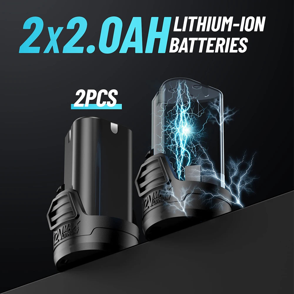 Seesii 6 Inch Cordless Electric Ratchet Wrench 55Nm - Smarsty