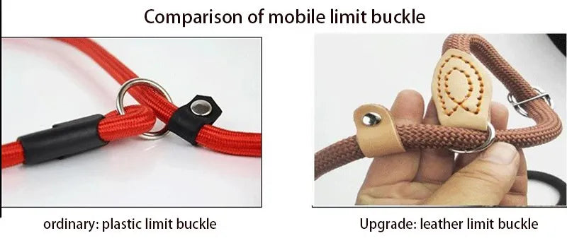 Heavy Duty Dog Leash Adjustable Braided Rope Lead - Smarsty