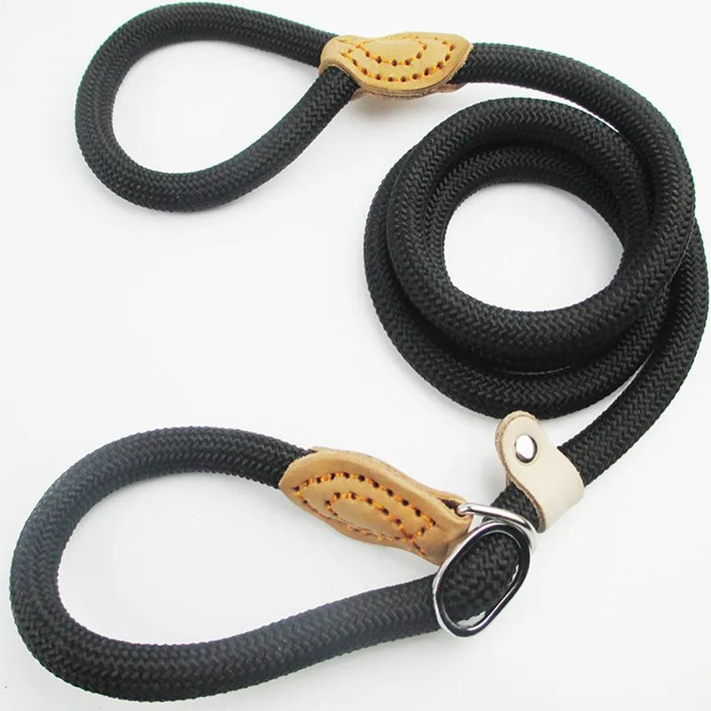 Heavy Duty Dog Leash Adjustable Braided Rope Lead - Smarsty