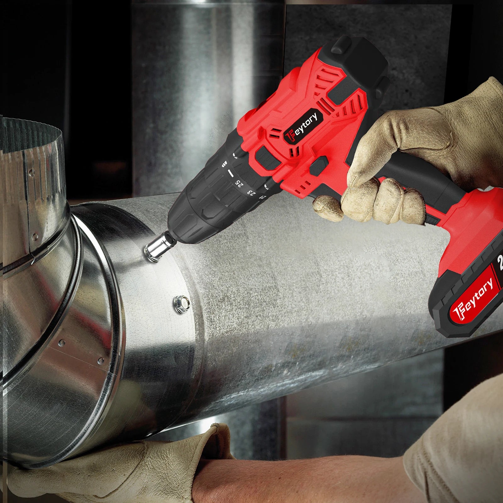 DayPlus 21V Cordless Power Drill with Fast Charging - Smarsty