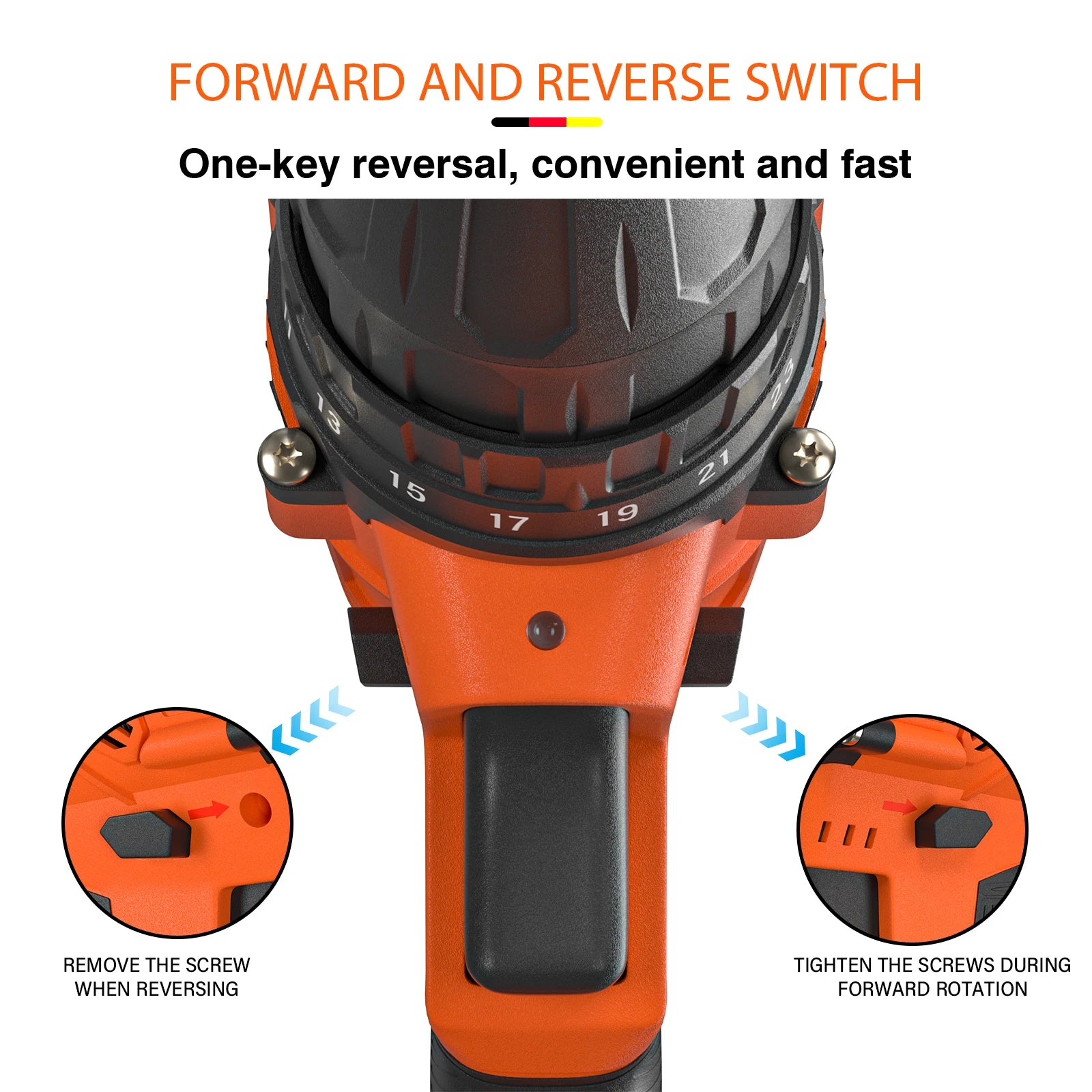 DayPlus 21V Cordless Power Drill with Fast Charging - Smarsty