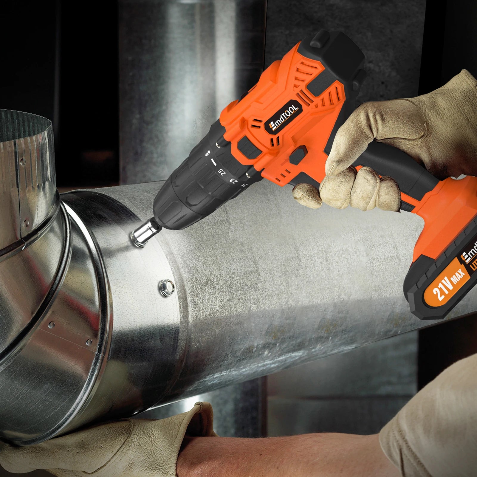 DayPlus 21V Cordless Power Drill with Fast Charging - Smarsty