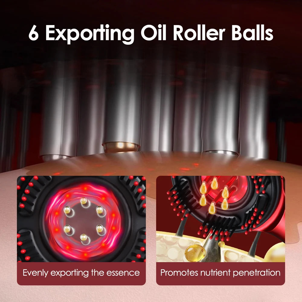 Electric Head Massager Comb for Hair Growth and Relaxation - Smarsty