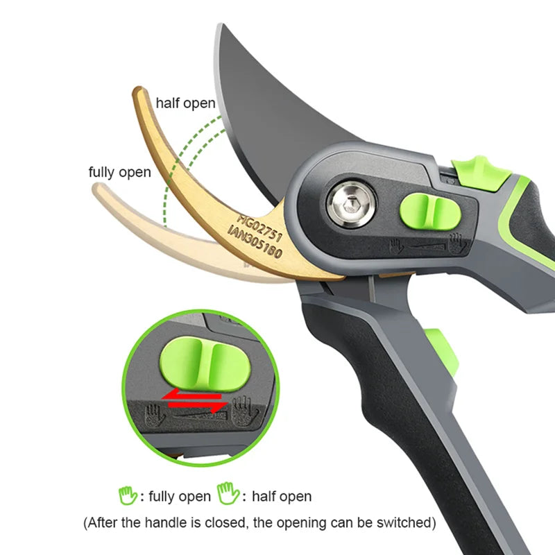 Ergonomic Pruning Shears for Clean Cuts and Comfort - Smarsty