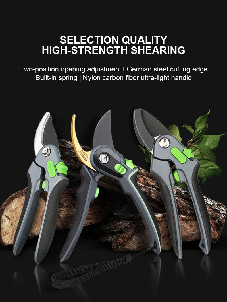 Ergonomic Pruning Shears for Clean Cuts and Comfort - Smarsty
