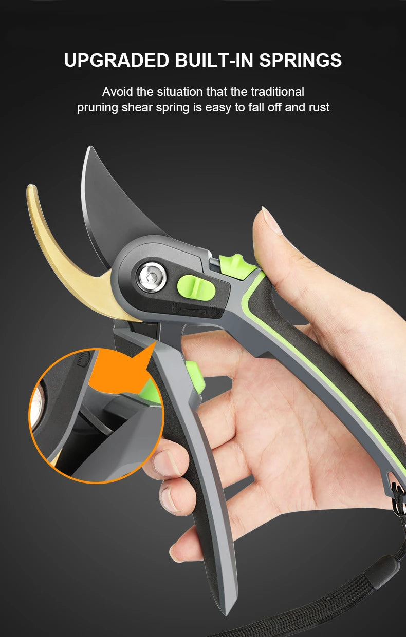 Ergonomic Pruning Shears for Clean Cuts and Comfort - Smarsty