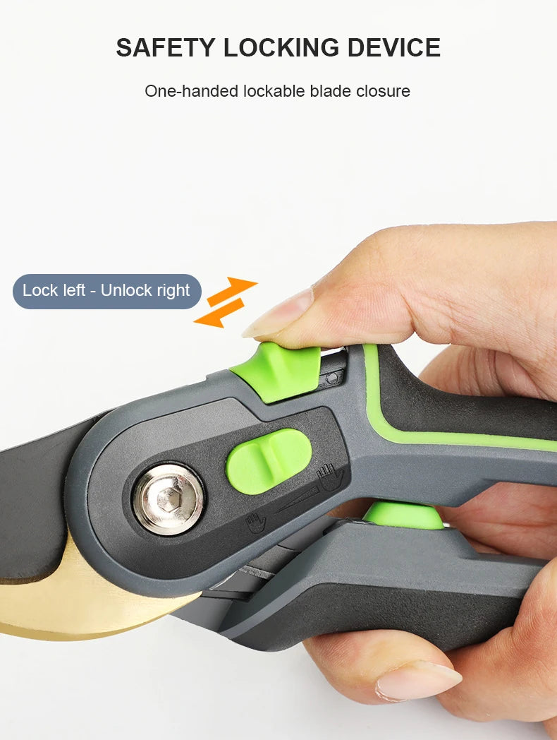 Ergonomic Pruning Shears for Clean Cuts and Comfort - Smarsty