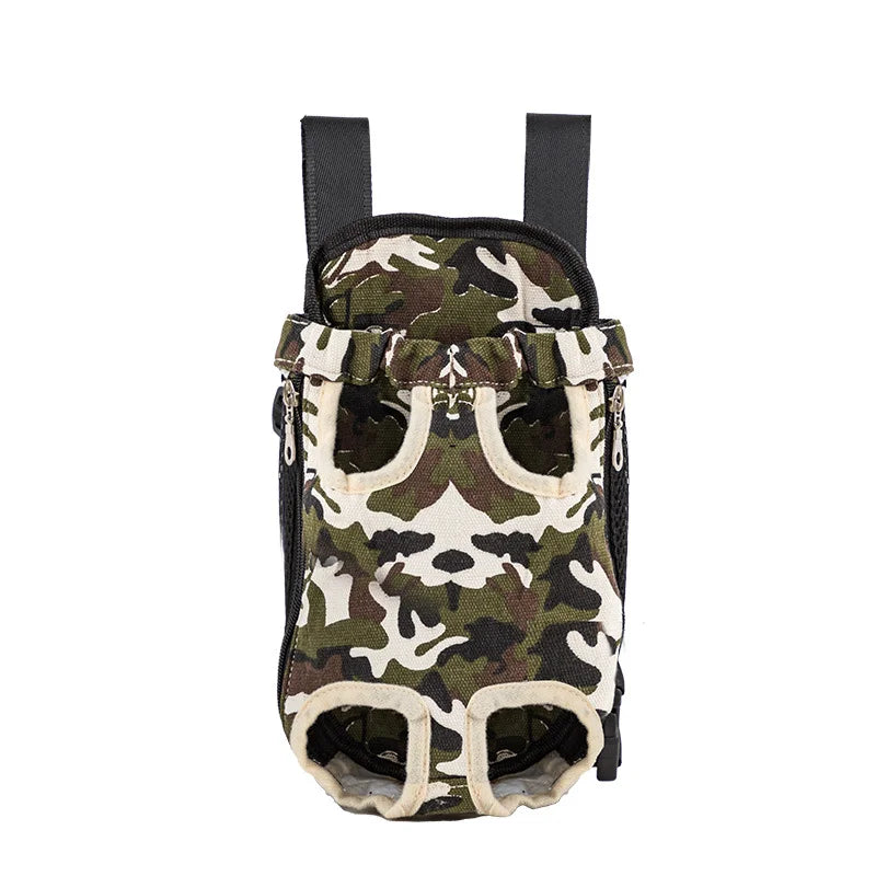 Camouflage Breathable Dog Backpack for Travel - Smarsty