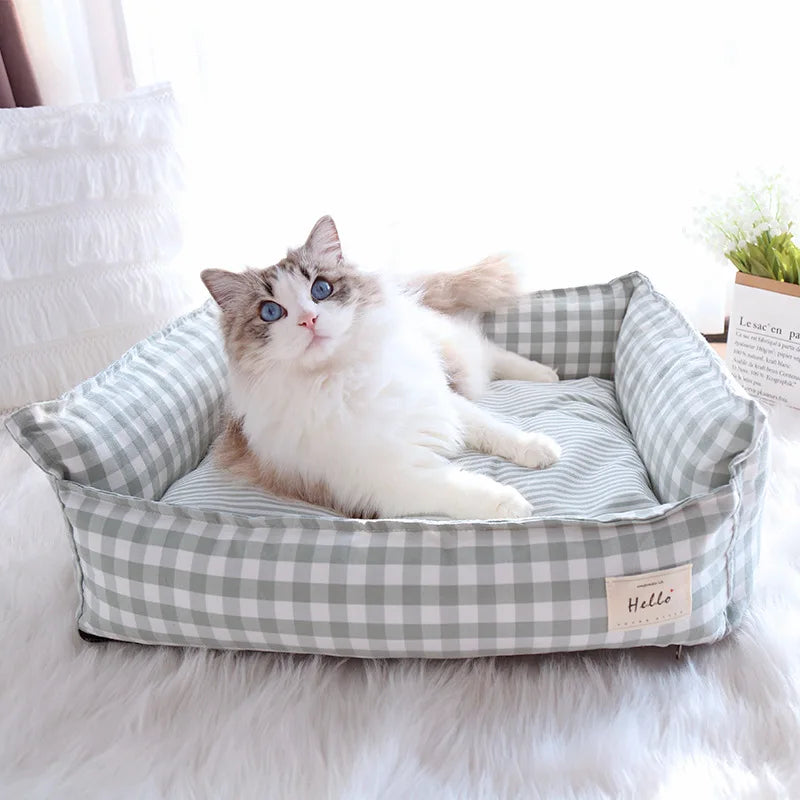 Bed For Dog Cats Puppy House Kennel For Indoor Dogs Small Medium Cat Pet Sofa Sleeping Bed Furniture Pet Supplies Accessories - Smarsty