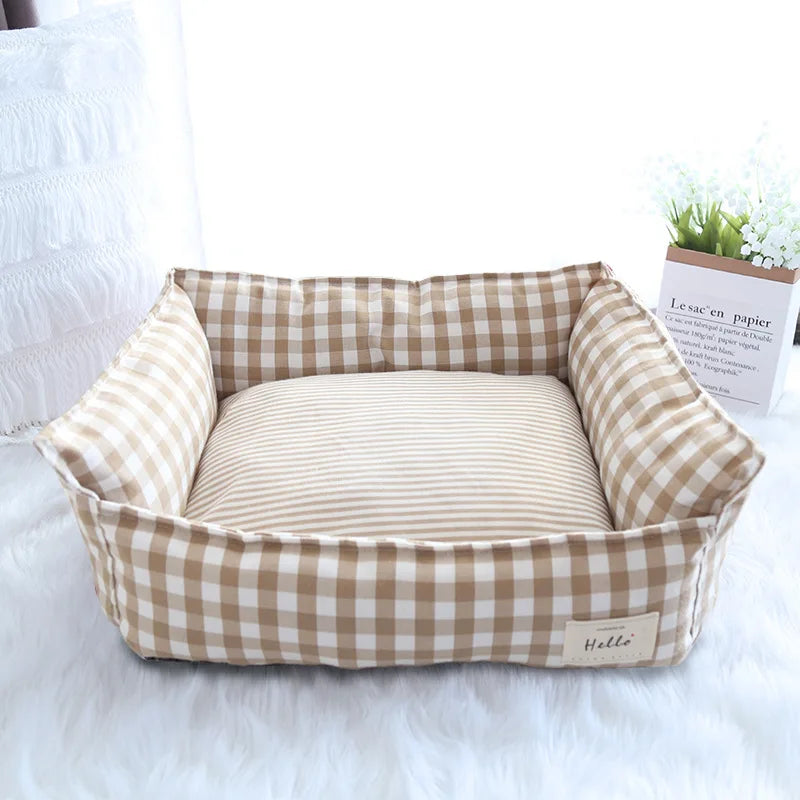 Bed For Dog Cats Puppy House Kennel For Indoor Dogs Small Medium Cat Pet Sofa Sleeping Bed Furniture Pet Supplies Accessories - Smarsty