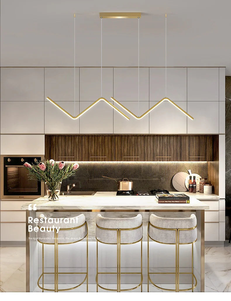 Modern Minimalist Aluminum Pendant Lamp for Dining - Smarsty
