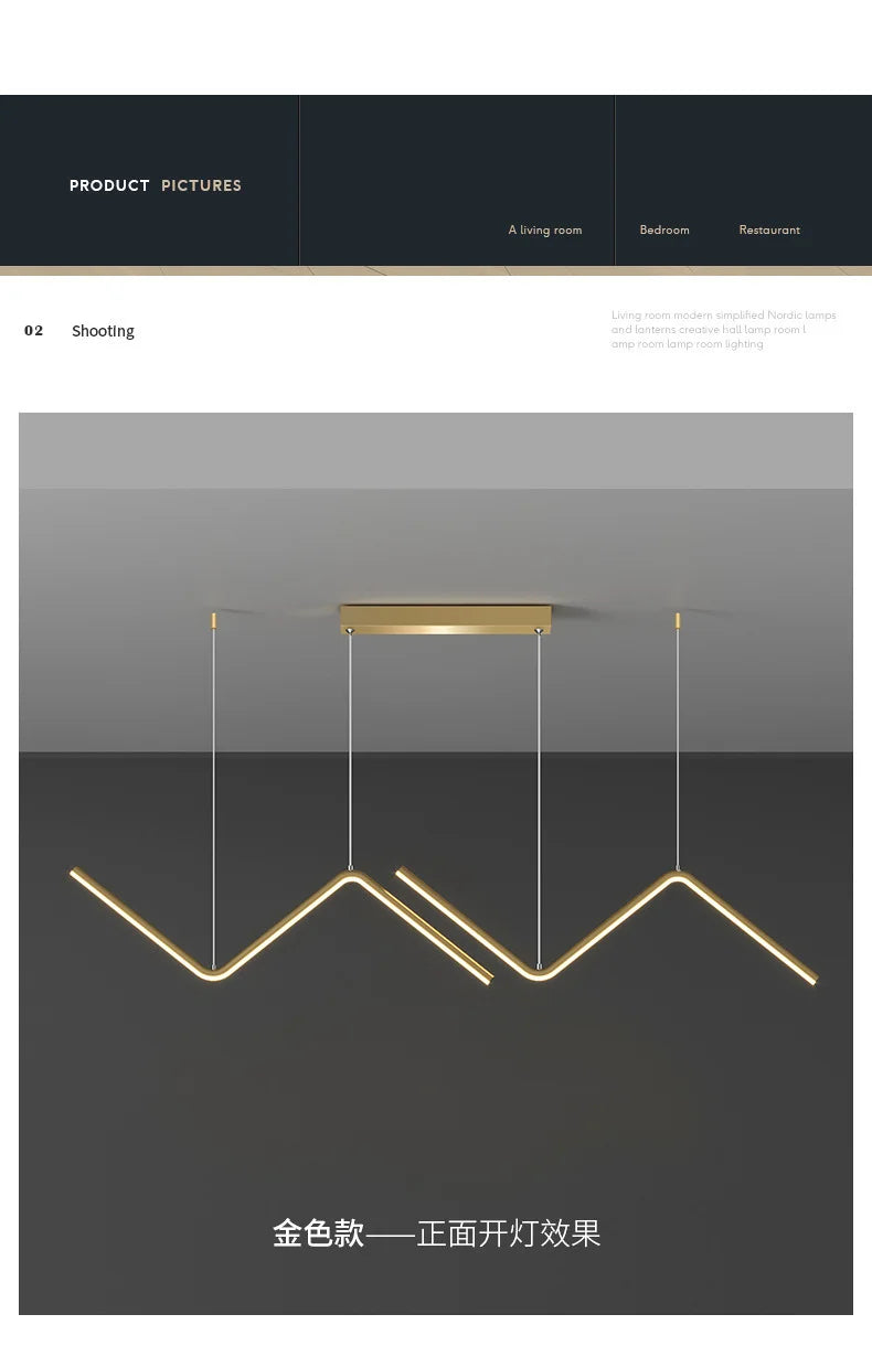 Modern Minimalist Aluminum Pendant Lamp for Dining - Smarsty