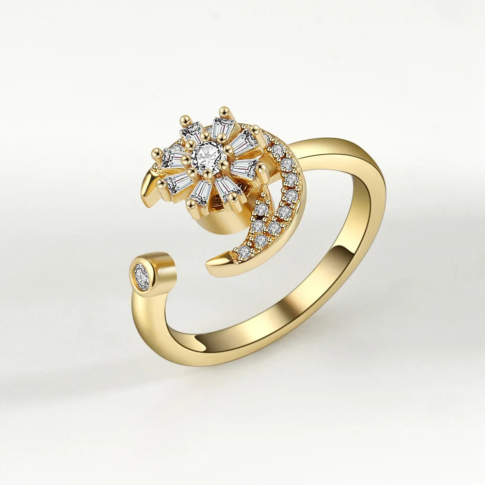 Sunflower Spinner Ring - Smarsty