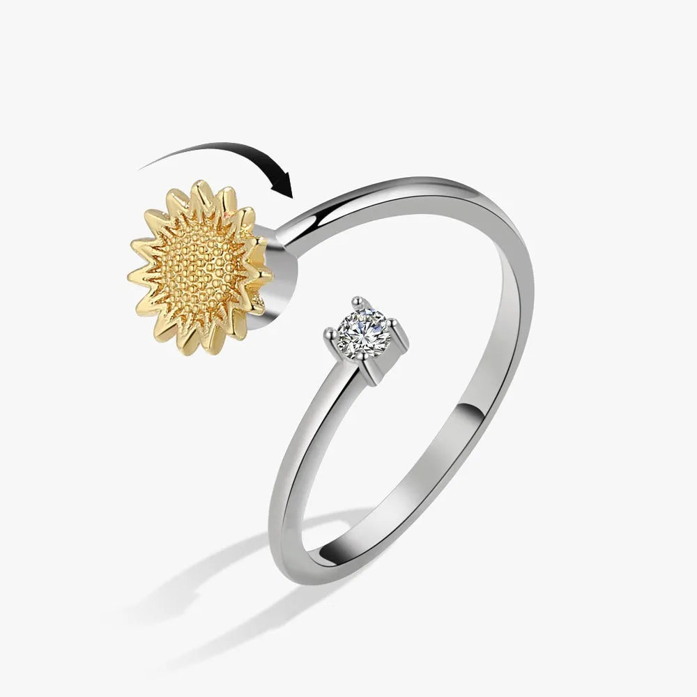 Sunflower Spinner Ring - Smarsty
