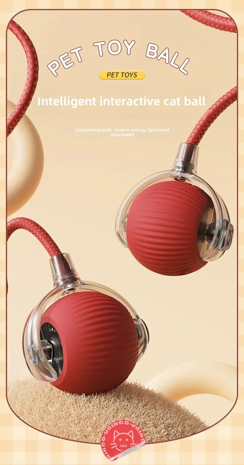 Rechargeable Smart Interactive Pet Ball Toy for Cats - Smarsty