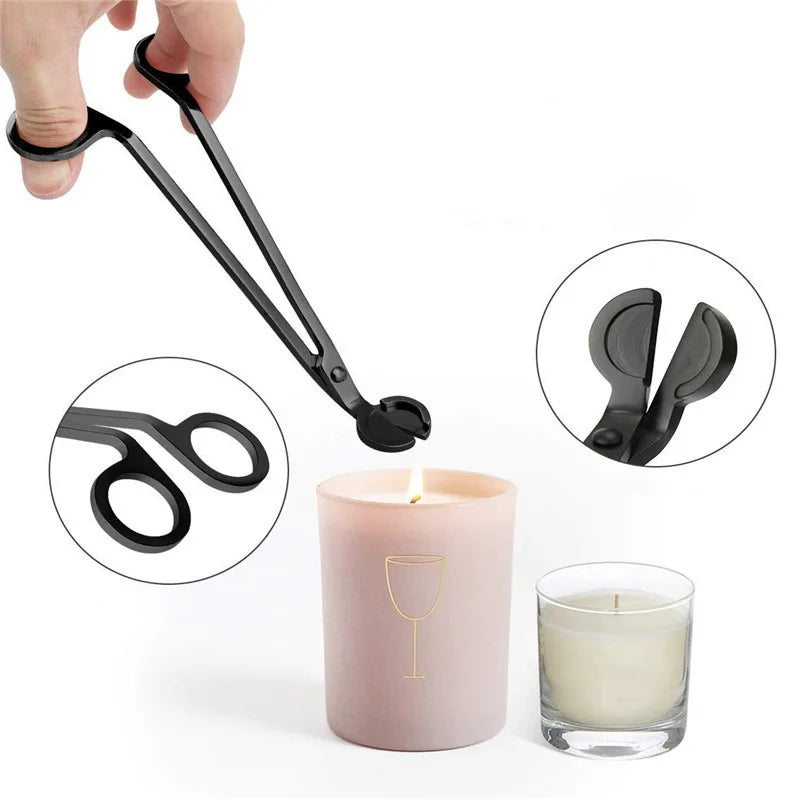Candle Wick Trimmer Scissors Set for Perfect Burning - Smarsty