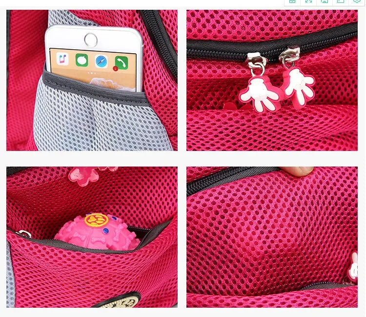 Portable Travel Dog Carrier Backpack with Breathable Mesh - Smarsty