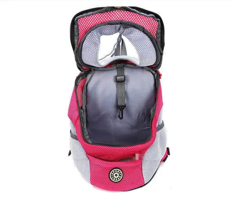 Portable Travel Dog Carrier Backpack with Breathable Mesh - Smarsty