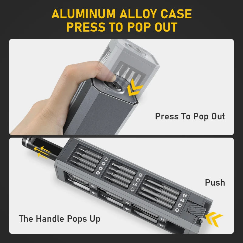 Galacok S6 Max Precision Electric Screwdriver Set with 42 Bits - Smarsty