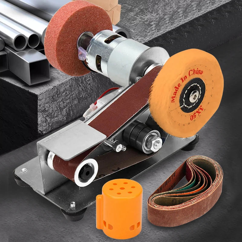 Mini Electric Belt Sander for Efficient Woodworking - Smarsty
