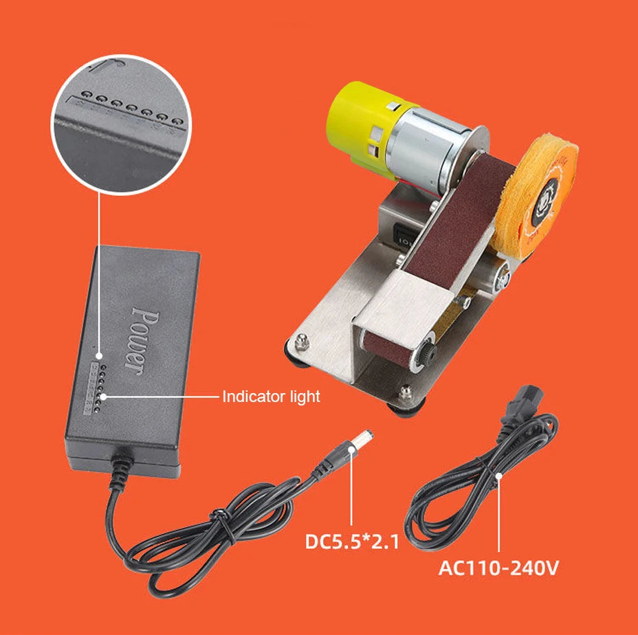 Mini Electric Belt Sander for Efficient Woodworking - Smarsty