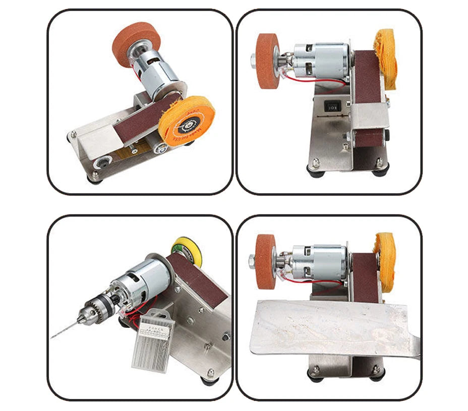Mini Electric Belt Sander for Efficient Woodworking - Smarsty