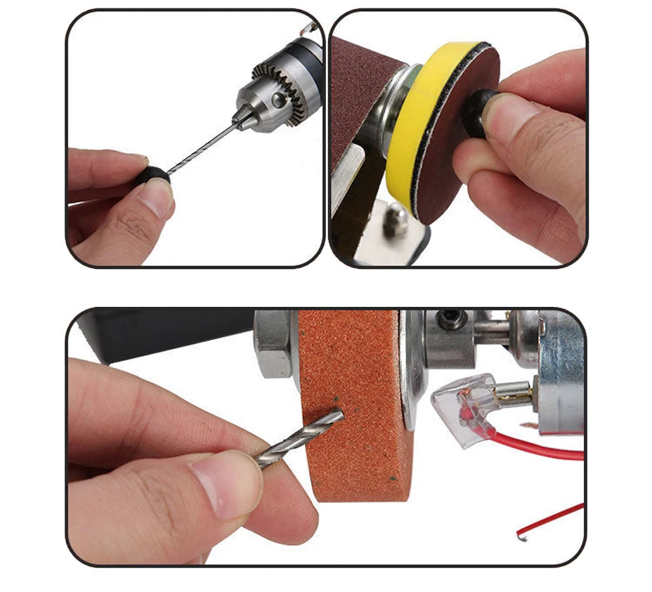 Mini Electric Belt Sander for Efficient Woodworking - Smarsty