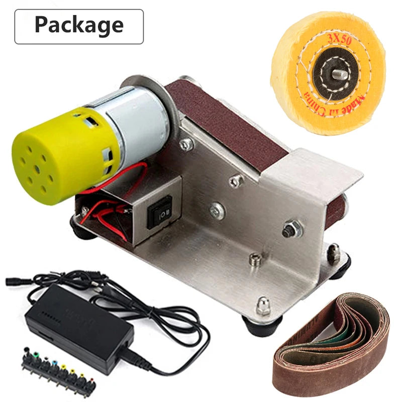 Mini Electric Belt Sander for Efficient Woodworking - Smarsty