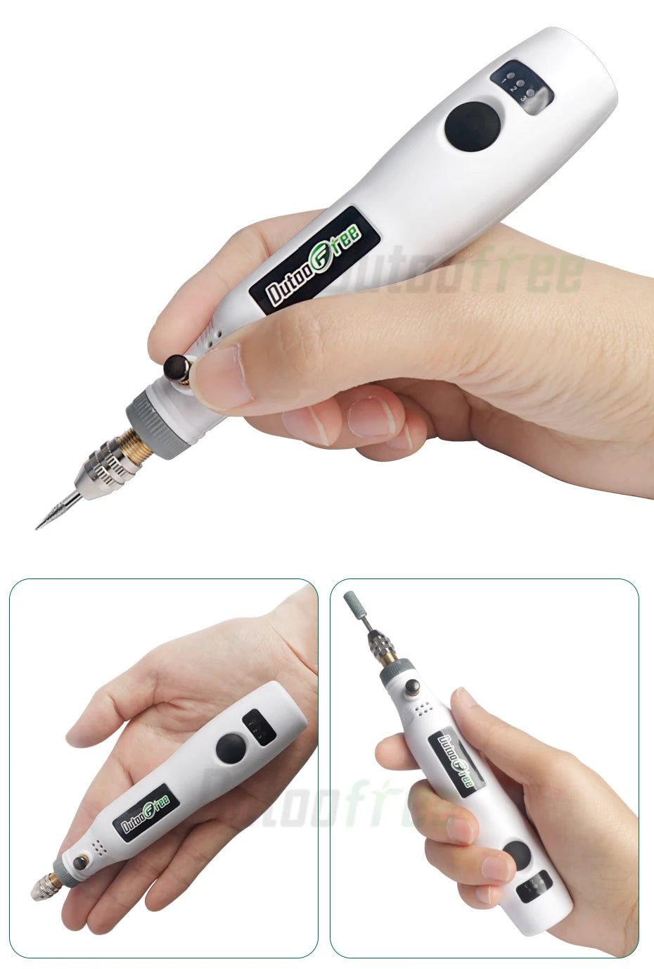 USB Cordless Mini Drill with Variable Speed and Accessories - Smarsty