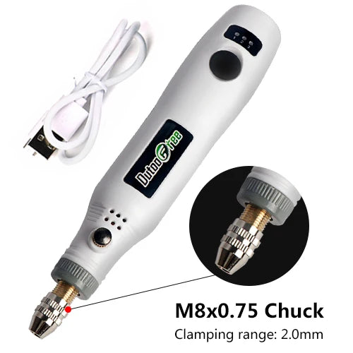 USB Cordless Mini Drill with Variable Speed and Accessories - Smarsty