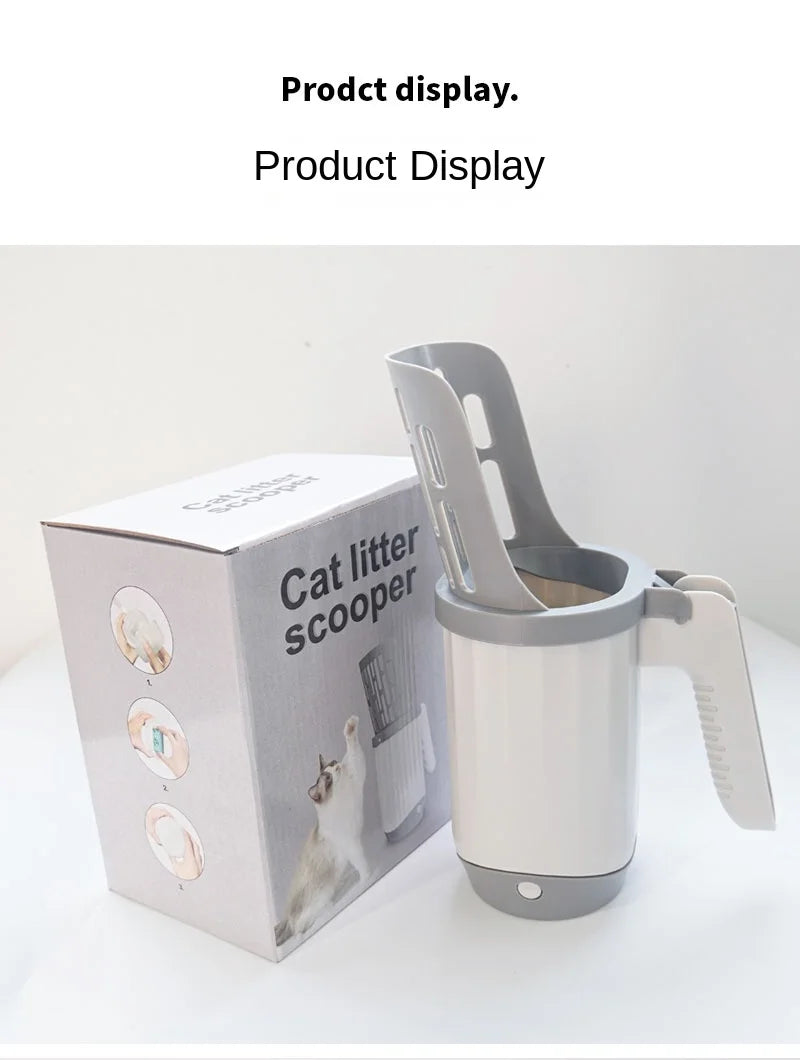 Cat Litter Scoop With Refill Bag For Easy Cleanup - Smarsty