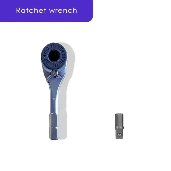 Multifunctional 1/4 Inch Ratchet Wrench with Insulated Handle - Smarsty