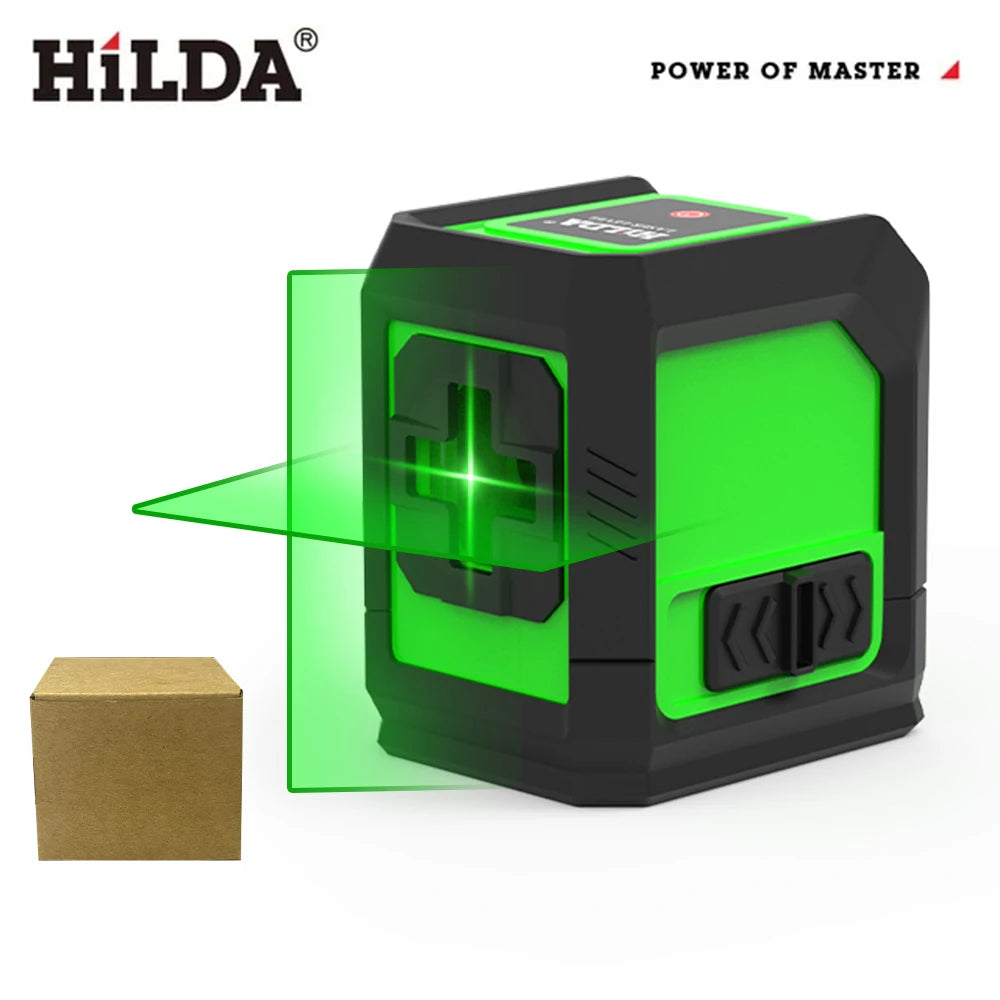 HILDA Green Laser Level with Magnetic Support and Precision - Smarsty