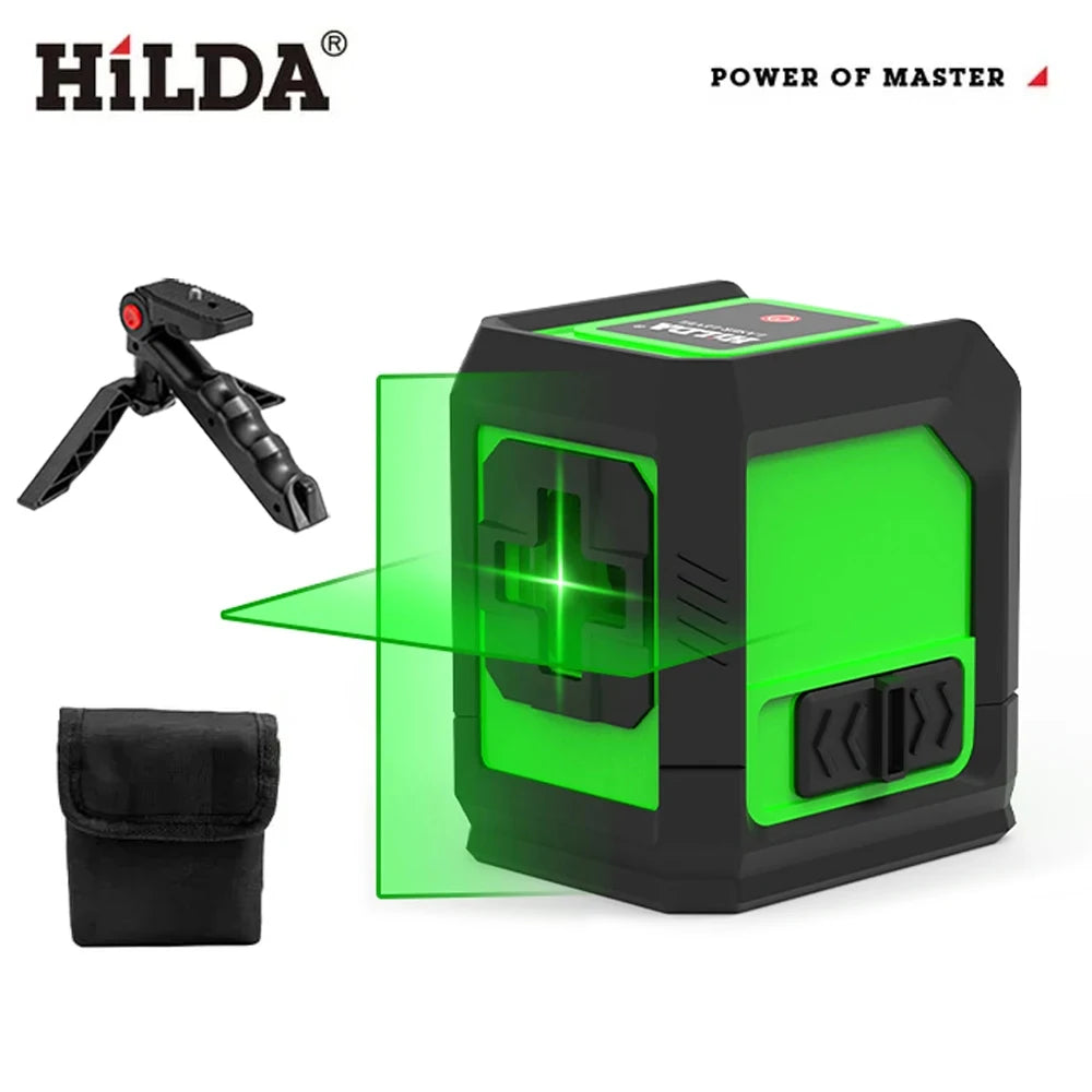 HILDA Green Laser Level with Magnetic Support and Precision - Smarsty
