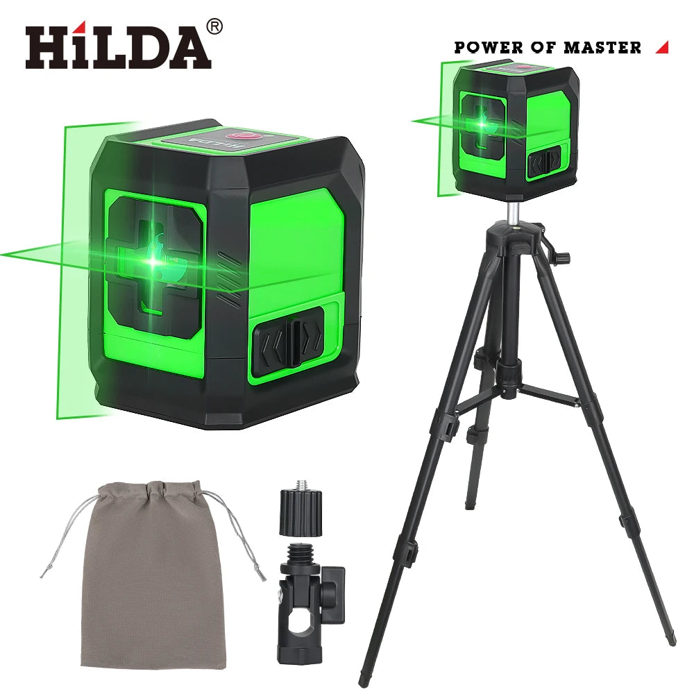HILDA Green Laser Level with Magnetic Support and Precision - Smarsty
