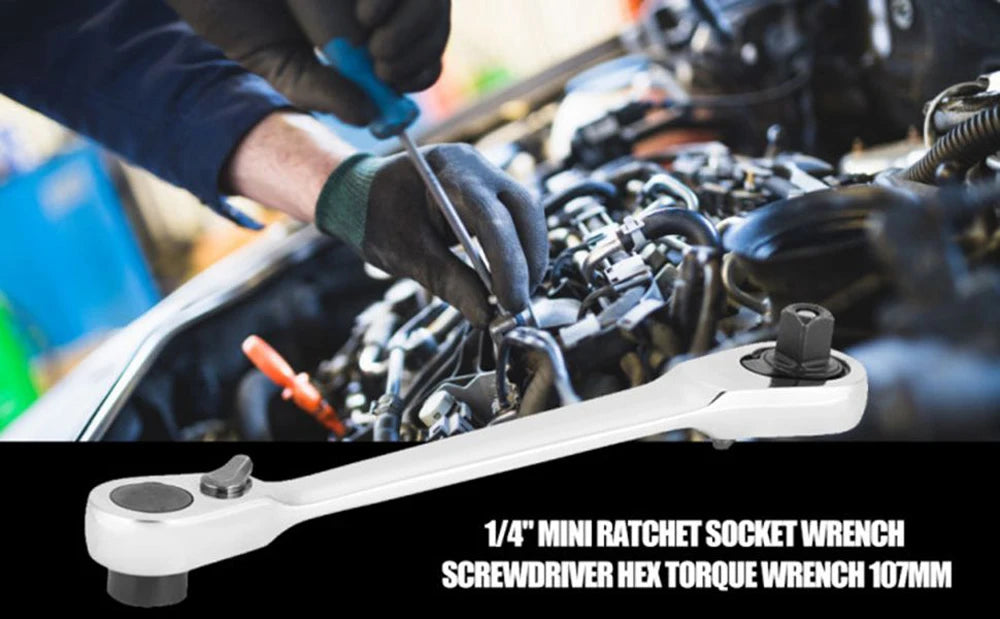 Mini Ratchet Wrench Double Ended for Fast Repairs - Smarsty