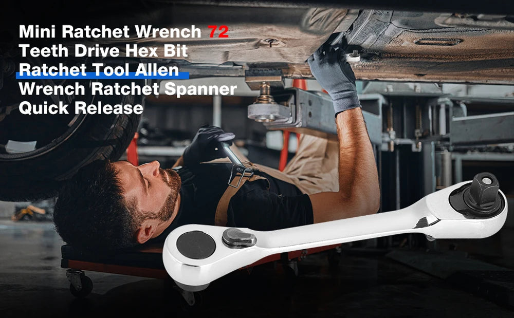 Mini Ratchet Wrench Double Ended for Fast Repairs - Smarsty